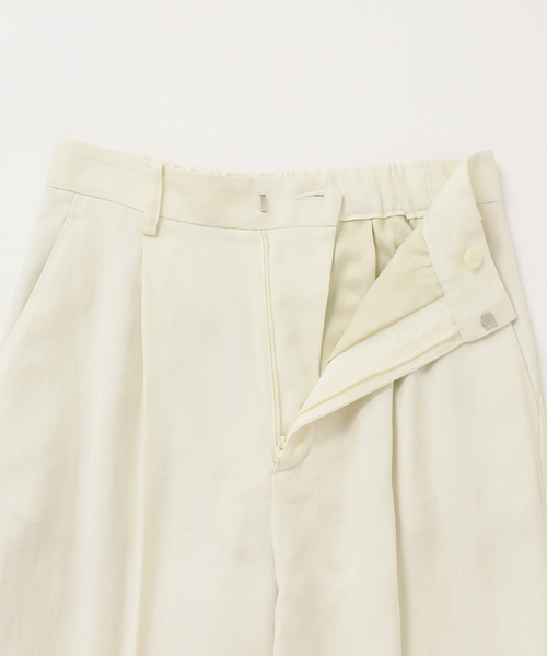 Plage washable linen混 ハイウエストパンツ 追加》washable linen混 ハイウエストパンツ（スラックス