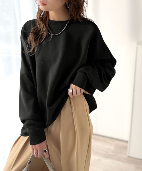 Java トレーナー スウェット 「JaVaジャバ コラボ」上品な抜け感と艶感