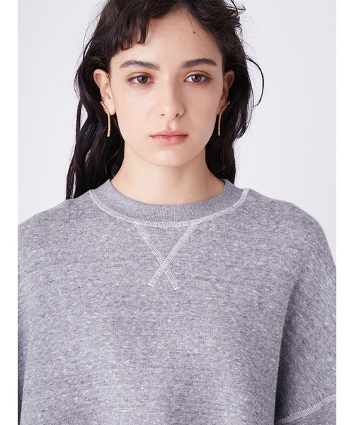 「Mila Owen」 スウェットカットソー 0 グリーン レディース