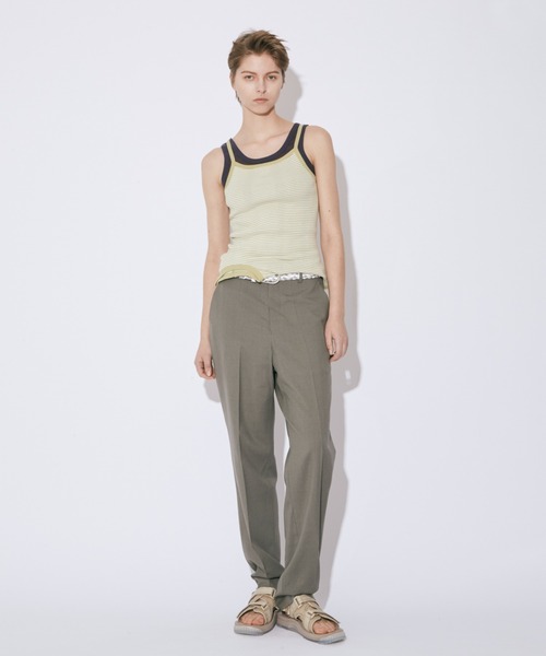 タンクトップ ノースリーブ Miller flip tank-top レディース メンズ Robert P. Miller タンクトップ ノースリーブ flip tank-top