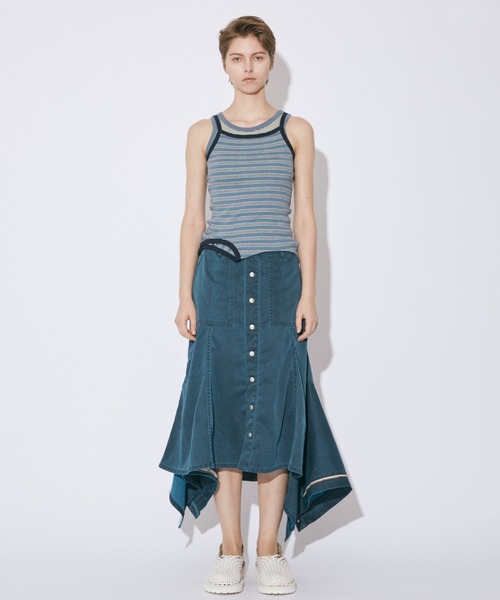 タンクトップ ノースリーブ Miller double-end    2pack tank top レディース メンズ Robert P. Miller タンクトップ ノースリーブ double-end 2pack