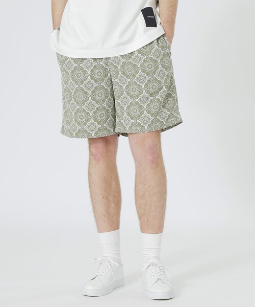 パンツ オーナメントプリントショーツ メンズ_2