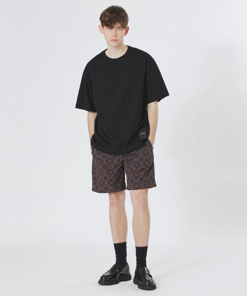 パンツ オーナメントプリントショーツ メンズ_5