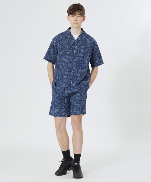 パンツ オーナメントプリントショーツ メンズ_6