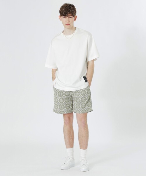 パンツ オーナメントプリントショーツ メンズ_7