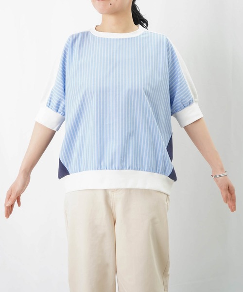 tシャツ LC/LLL シアー切替Tee レディース LADY LUCK LUCA tシャツ LC/LLL シアー切替Tee レディース