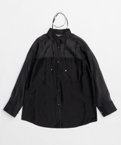 MAISON SPECIAL シアーオーバーシャツ オーバーシアーシャツ【MAISON SPECIAL/メゾンスペシャル】（シャツ