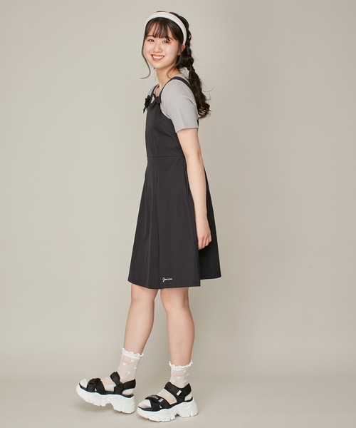 JENNI love ジャンパースカート 「リボン取り外し可」リボン