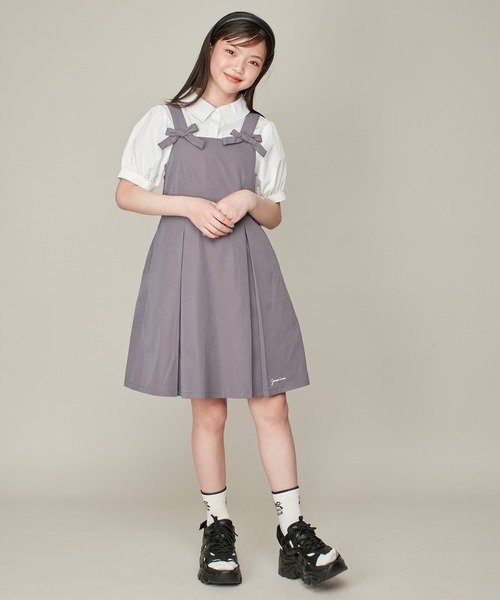 JENNI love ジャンパースカート 「リボン取り外し可」リボン