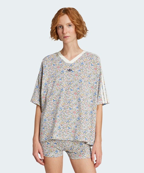 送料込*アディダス×リバティロンドン*トーナルカリ半袖Tシャツ adidas tシャツ Originals × Liberty London AOP 半袖Tシャツ