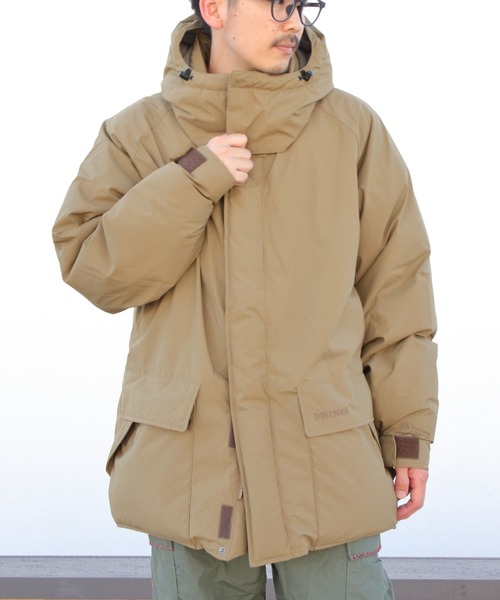 Marmot（マーモット） ダウンコート S ライトブラウン メンズ