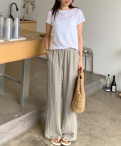 パンツ リネンワイドパンツ レディース : ZOZOTOWN Yahoo!店