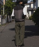 ベスト ジレ NAVYファン付きベスト「空調風...の詳細画像3