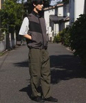 ベスト ジレ NAVYファン付きベスト「空調風...の詳細画像2
