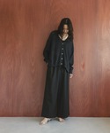 カーディガン ペーパーヤーンカノコカーディガン...の詳細画像3