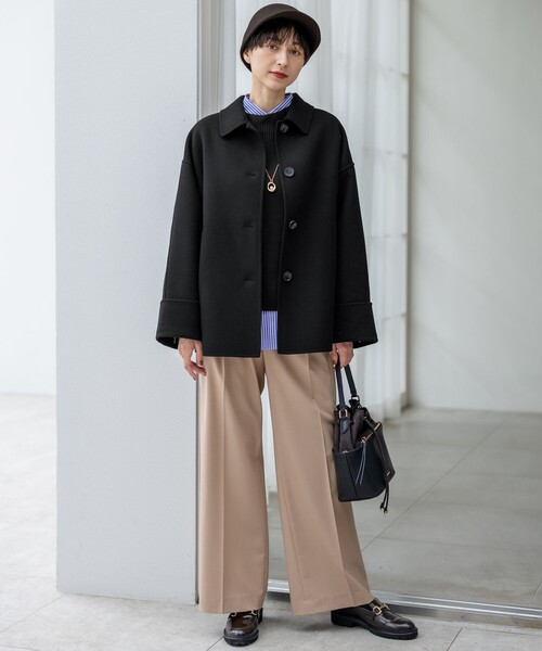 ステンカラーコート コート MANTECOPure リバー レディース : ZOZOTOWN