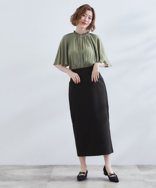 grove（グローブ） スカート 360°伸びて楽なはき心地 すっきり見え