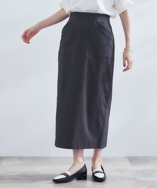 grove（グローブ） スカート 360°伸びて楽なはき心地 すっきり見え