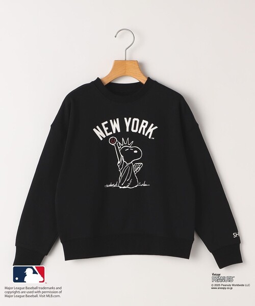 トレーナー SHIPS KIDS:130〜170cm / PEANUTS×MLB プリント スウェット キッズ 子供服 男の子 女の子_2
