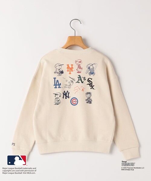 トレーナー SHIPS KIDS:130〜170cm / PEANUTS×MLB プリント スウェット キッズ 子供服 男の子 女の子_11