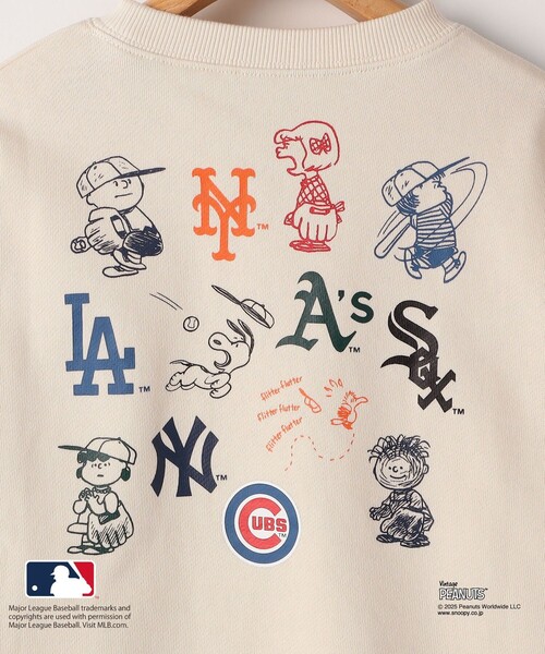 トレーナー SHIPS KIDS:130〜170cm / PEANUTS×MLB プリント スウェット キッズ 子供服 男の子 女の子_12