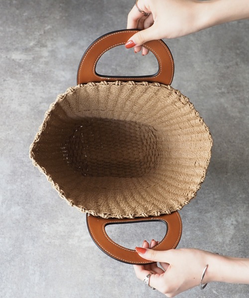 「Riberry」 かごバッグ FREE ベージュ レディース_画像3