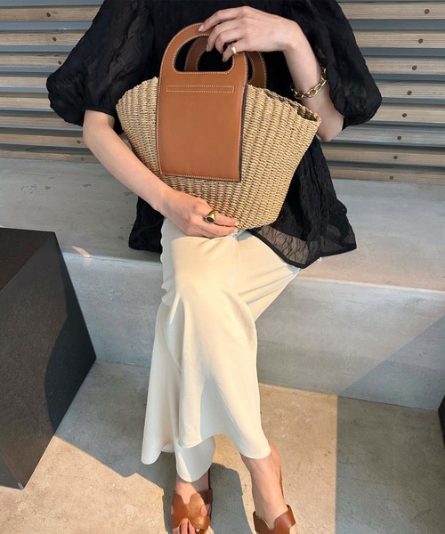 「Riberry」 かごバッグ FREE ベージュ レディース_画像8