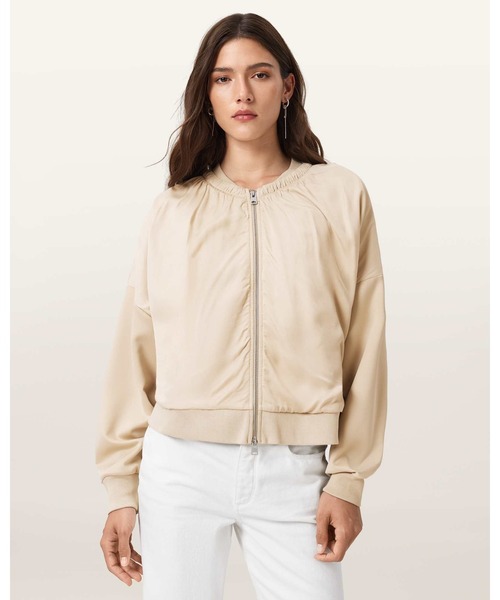 ALLSAINTS（オールセインツ） ma1 ma-1 MIRRI JERSEY BOMBER JACKET