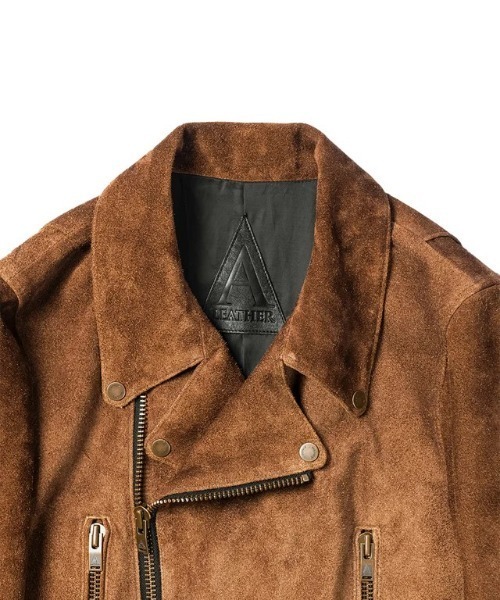 A LEATHER（エーレザー） コート ジャケット A LEATHER MOTO JACKET