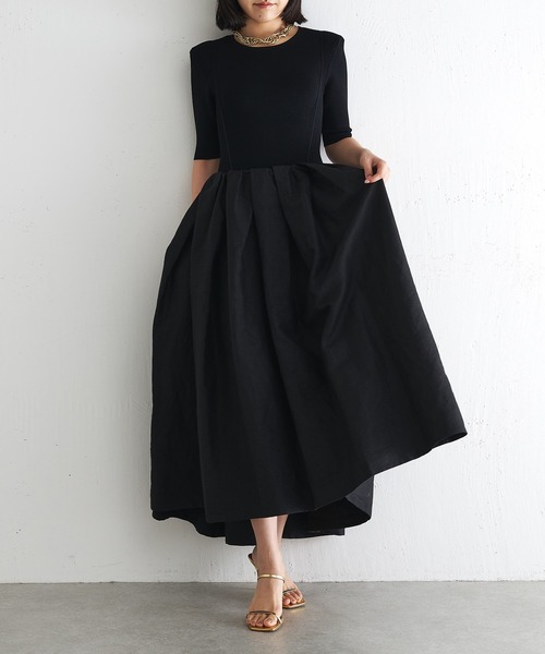 Whim Gazette（ウィム ガゼット） 半袖ニット 36 グリーン レディース