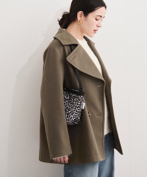 LE CERCLE par rope' ピーコート pコート ウールライクダブル