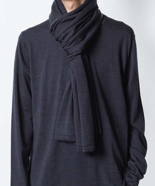 ストール マフラー × JOHN SMEDLEY MERINO EXTRAFINE WIDE STOLE メンズの画像