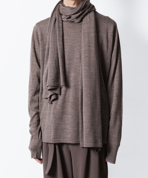 ストール マフラー × JOHN SMEDLEY MERINO EXTRAFINE WIDE STOLE メンズの画像