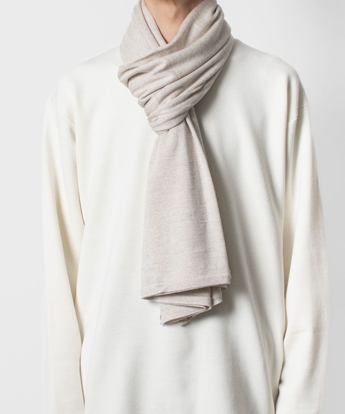 ストール マフラー × JOHN SMEDLEY MERINO EXTRAFINE WIDE STOLE メンズの画像