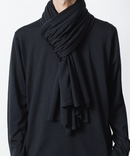ストール マフラー × JOHN SMEDLEY MERINO EXTRAFINE WIDE STOLE メンズの画像