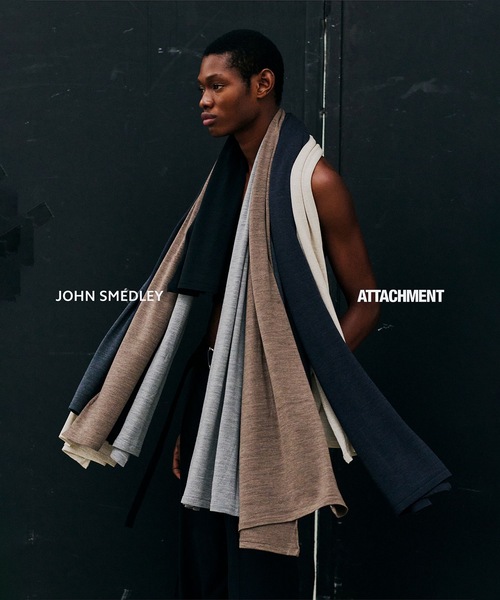 ストール マフラー × JOHN SMEDLEY MERINO EXTRAFINE WIDE STOLE メンズの画像