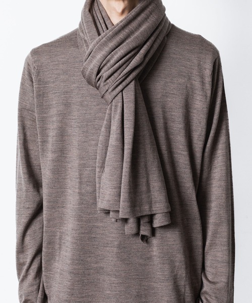 ストール マフラー × JOHN SMEDLEY MERINO EXTRAFINE WIDE STOLE メンズの画像