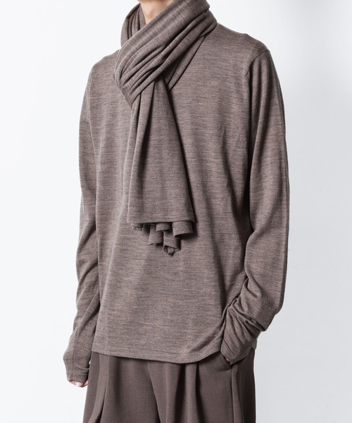 ストール マフラー × JOHN SMEDLEY MERINO EXTRAFINE WIDE STOLE メンズの画像