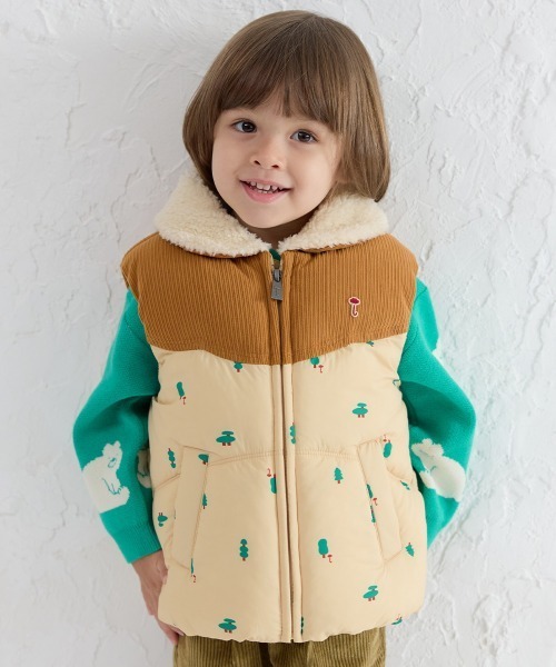 CUNE スウェット プリント スタジャン サイズ3 両腕ボア ビッグロゴ