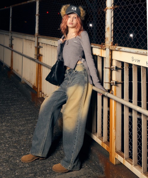 ACLENT（アクレント） ジーンズ デニム デニムパンツ ボーイフレンド