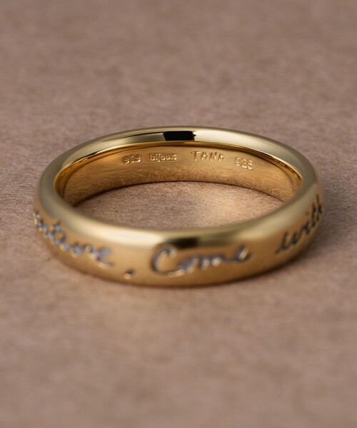 【極美品】ete bijouxライフイズアジャーニーメッセージリング ete bijoux（エテ ビジュー） 指輪 リング 「ライフイズアジャーニー