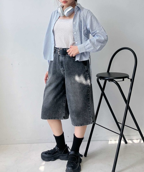 AS KNOW AS（アズノゥアズ） ハーフパンツ ワイドパンツ ジーンズ