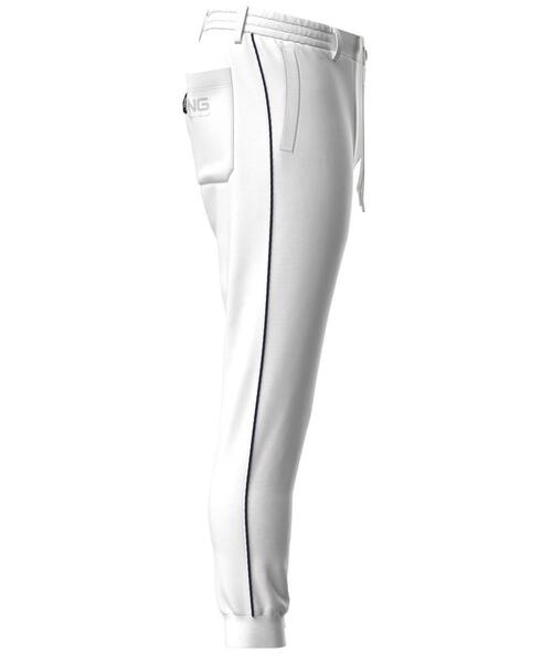 【ホワイト】コーデュラナイロントリコットジョガーパンツ <PERFORMANCE> (MENS) PING（ピン） パンツ 「PING APPAREL」コーデュラナイロントリコット
