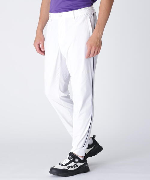 PING メンズウェア Lサイズ ホワイトパンツ PING（ピン） パンツ 「PING APPAREL」全方向ストレッチ サイド