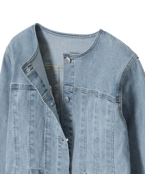 ANAYI（アナイ） ノーカラージャケット 38 ホワイト レディース