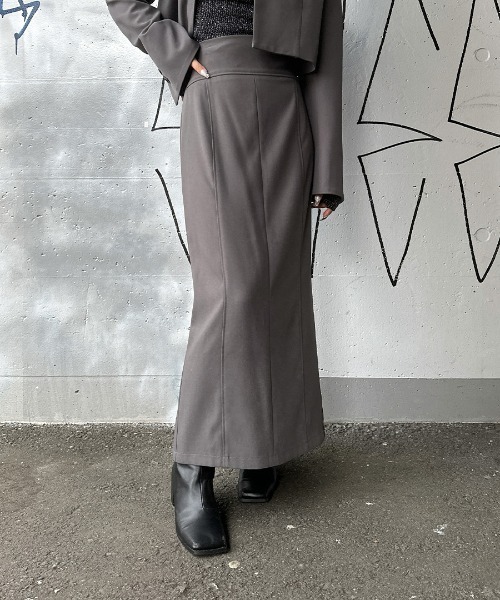 LVEU.（ラブユ） タイトスカート FREE グレー レディース : ZOZOTOWN