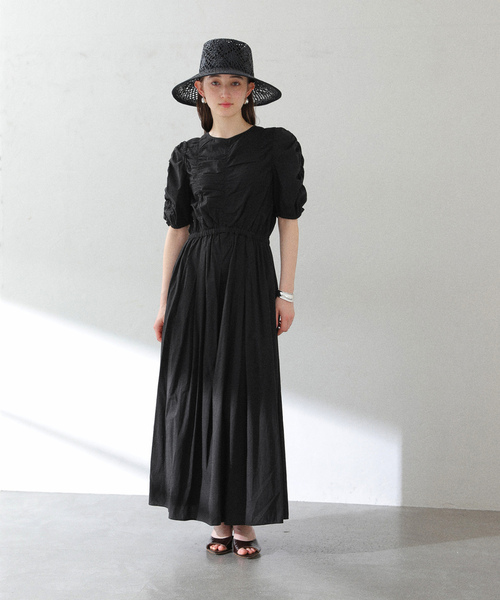 「La TOTALITE」 「NE QUITTEZ PAS」半袖ワンピース FREE ブルー レディース_画像5