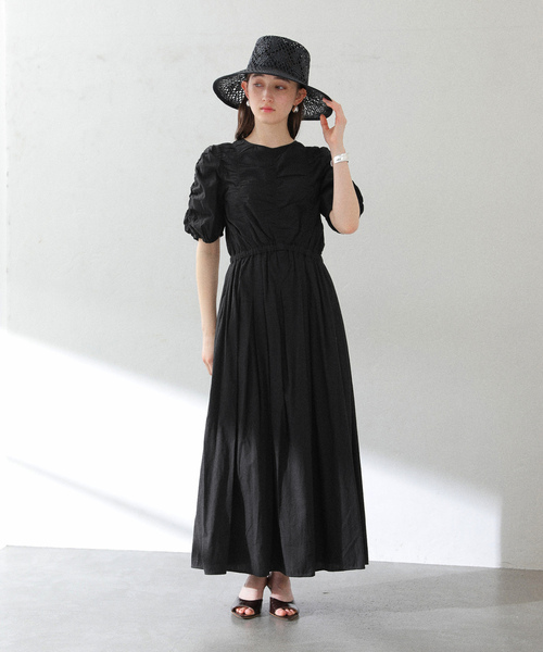 「La TOTALITE」 「NE QUITTEZ PAS」半袖ワンピース FREE ブルー レディース_画像6