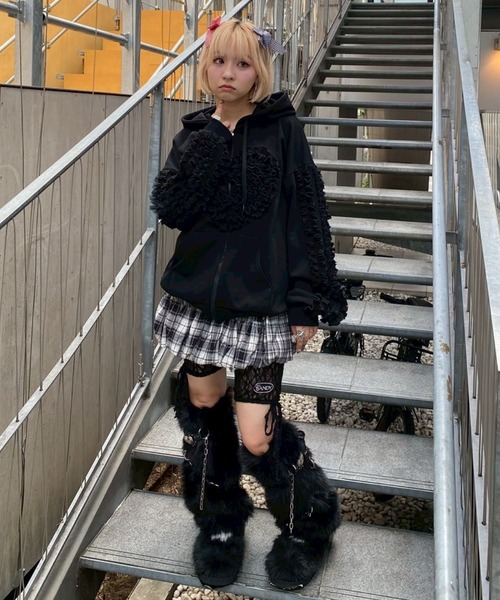 CandyStripper バックル ブーツ Candy Stripper（キャンディーストリッパー） ブーツ 3WAY BELT FUR
