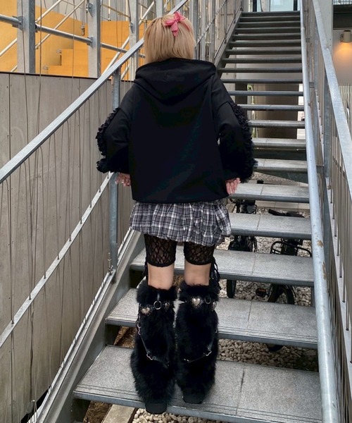 Candy Stripper（キャンディーストリッパー） ブーツ 3WAY BELT FUR
